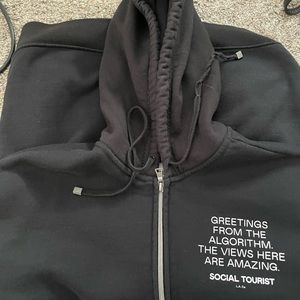 Social Tourist Zip Up